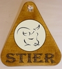 schreibende Planchette mit Sternzeichenmotiv "Stier"